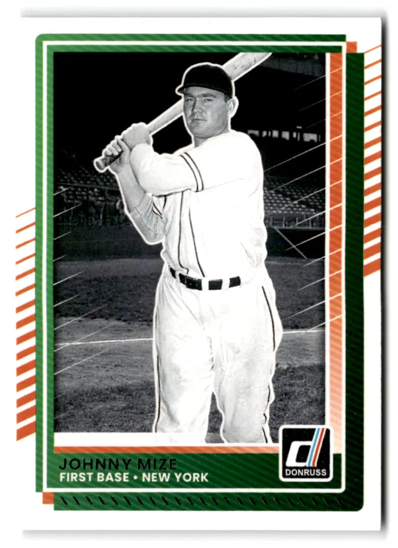2025 Donruss Base #72 Johnny Mize NM-MT NY Giants