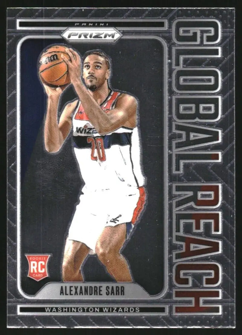 2024-25 Panini Prizm Global Reach #10 Alexandre Sarr NM-MT Wizards