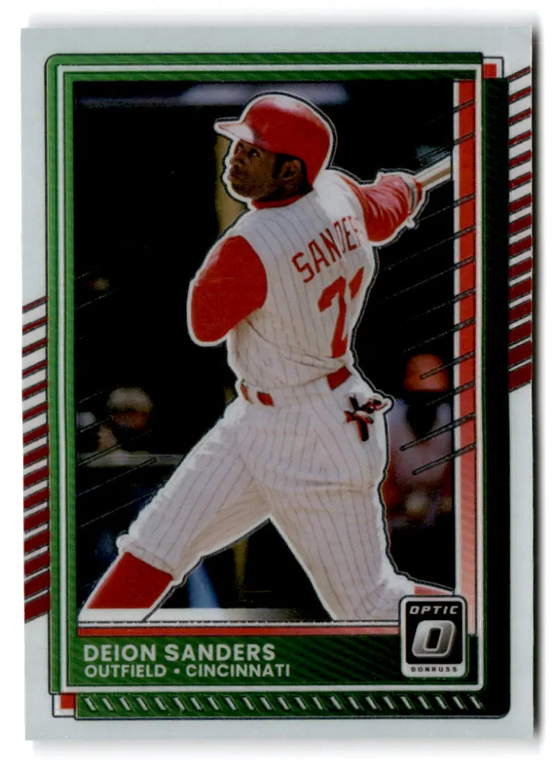 2025 Donruss Optic #32 Deion Sanders NM-MT Reds