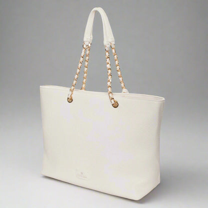 Egon Von Furstenberg women's white Handbags