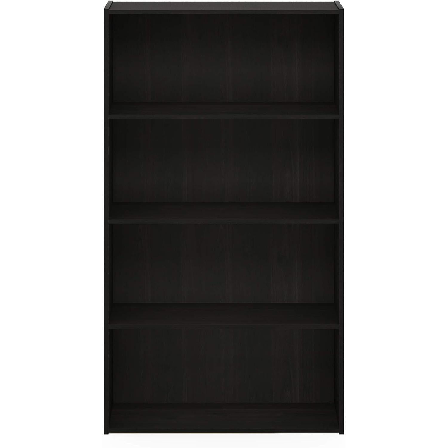 Pasir 4-Tier Bookcase / Bookshelf / Storage Shelves, Espresso-3