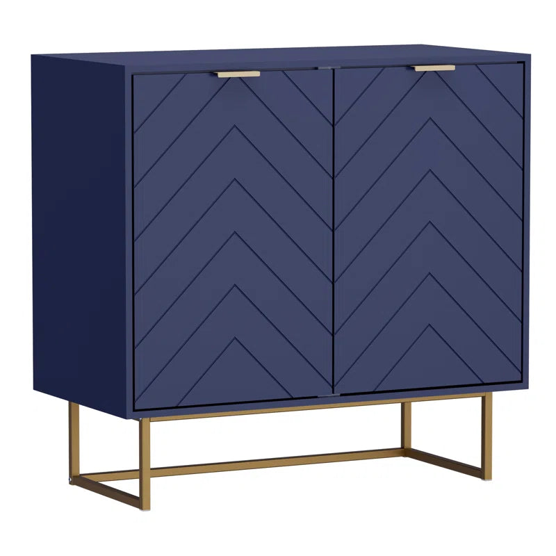 Elegant Two Door Cabinet With Adjustable Shelf Design-2