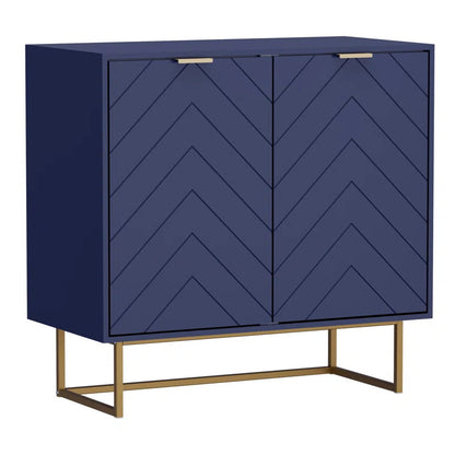 Elegant Two Door Cabinet With Adjustable Shelf Design-2