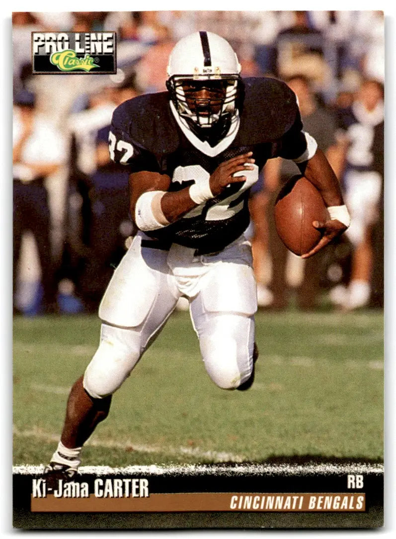 1995 Classic Pro Line Ki-Jana Carter Rookie Cincinnati Bengals #121