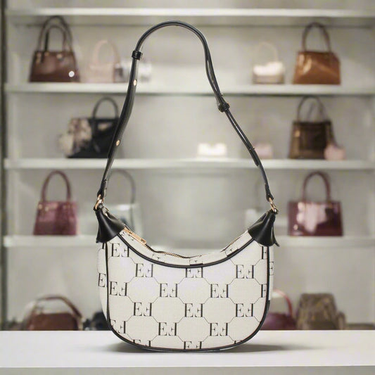 Egon Von Furstenberg women's white mongram Handbags