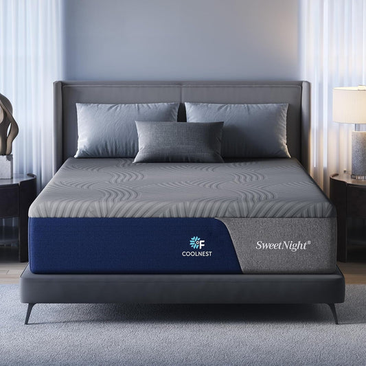 Cooling Gel Queen Size Mattress with Pressure Relief-0