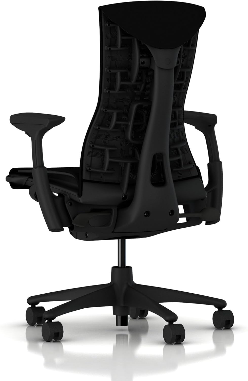 Embody Ergonomic Office Chair | Fully Adjustable Arms and Carpet Casters | Black Rhythm-2