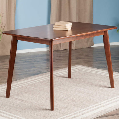 94848 Shaye Dining Table, Walnut, 47.2X29.53X29.13-1