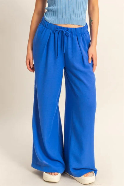 HYFVE Elasticized Waist Wide Leg Pants