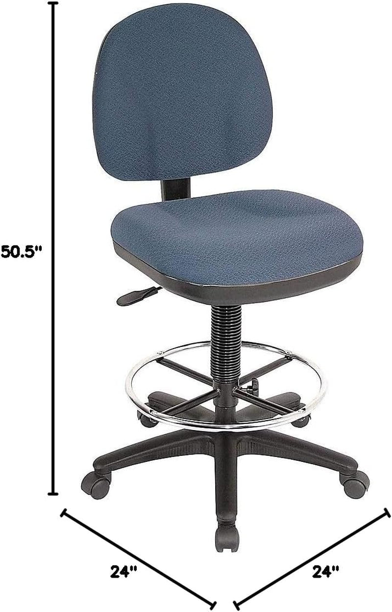 Pneumatic Adjustable Multi-Task Stool, Blue-2