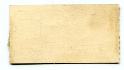 Worn off-white ticket stub from 1946 featuring Notre Dame vs Kentucky Wildcats basketball