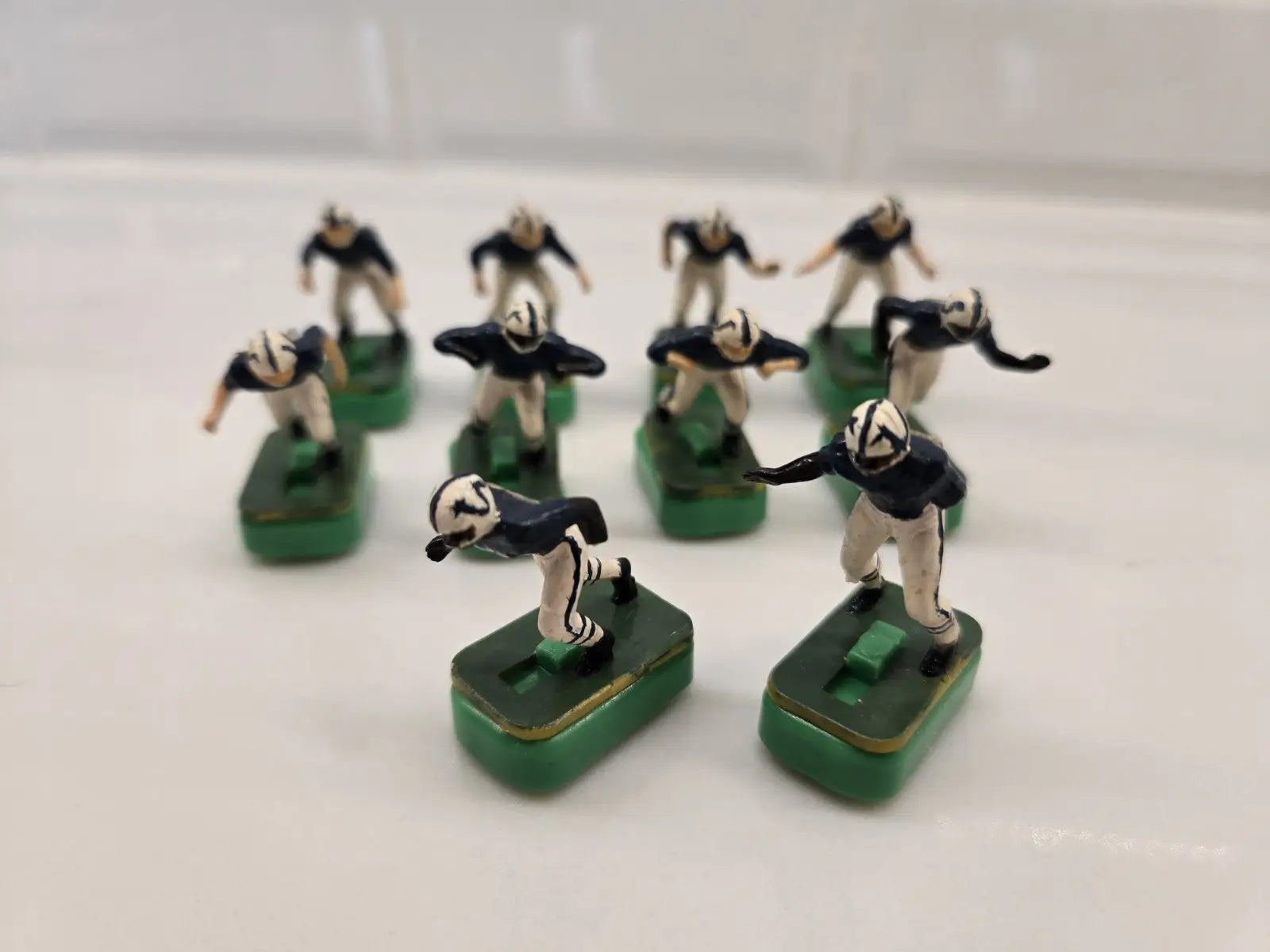 Miniature Indianapolis Colts electronic football player figurines for Colts electronic football fans