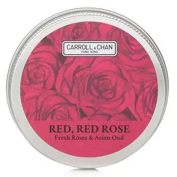 100% Beeswax Mini Tin Candle - # Red Red Rose (Fresh Roses & Asian Oud) - 1pcs - 1pcs / 1 - Home Scent