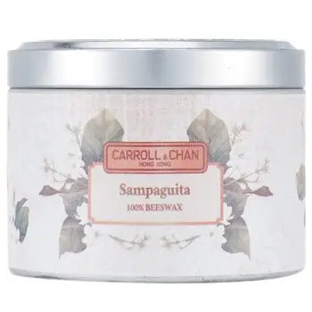 100% Beeswax Tin Candle - Sampaguita - (8x6) cm - (8x6) cm / 1 - Home Scent