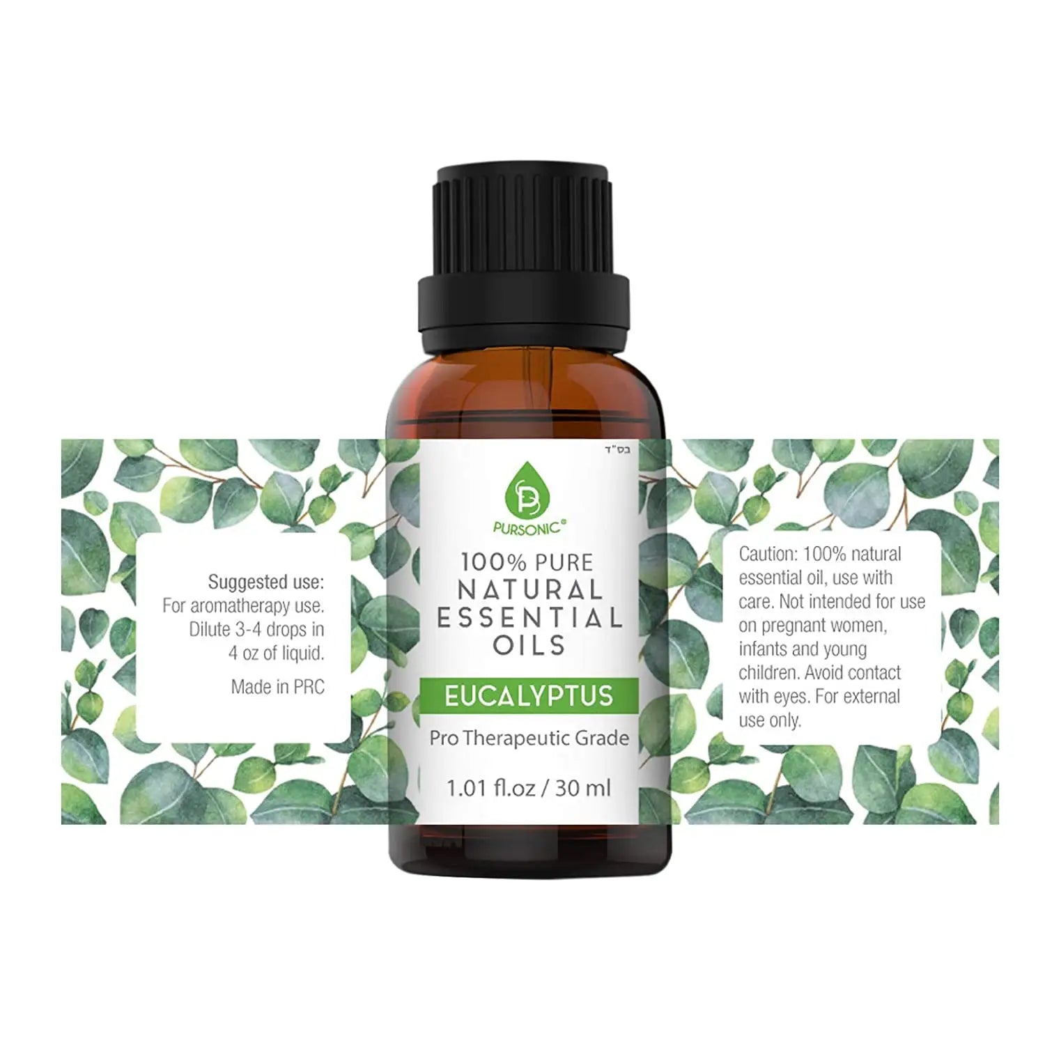 Bottle of 100% pure natural eucalyptus essential oil from Natural Eucalyptus Essential Oils