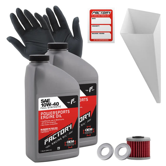 10W-40 2 Quart Oil Change Kit For Honda CRF150R CRF250R/X CRF450R/X - Oil Change Kits