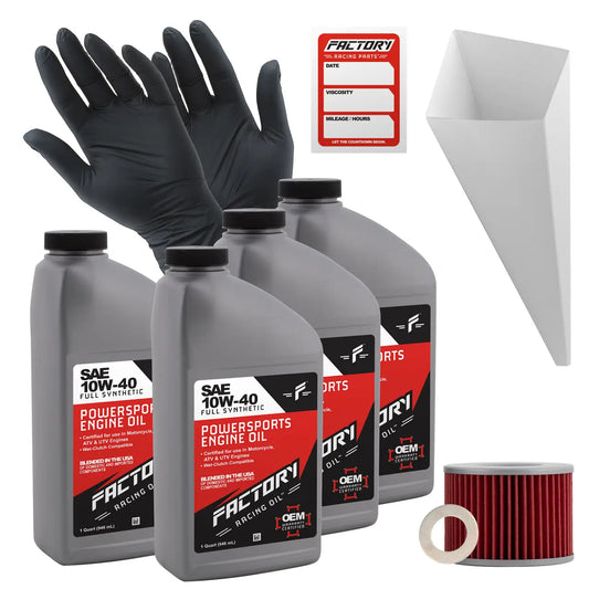 10W-40 4 Quart Oil Change Kit For Honda CB750K CB750C CB750F CB900C GL1000 GL1100 - Oil Change Kits