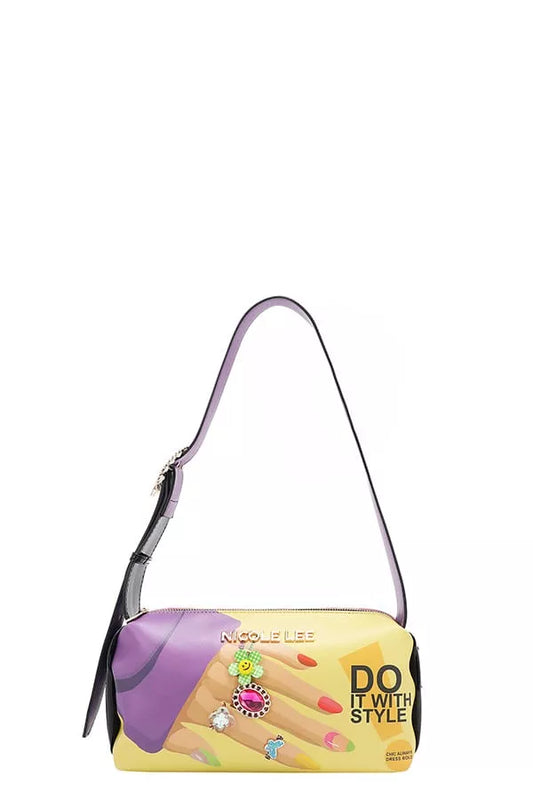 Nicole Lee USA Nail Polish Shoulder Bag
