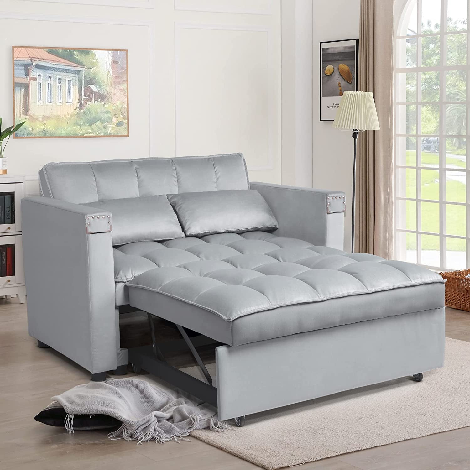 Multi-Functional Sofa Bed with Hidden Table-0