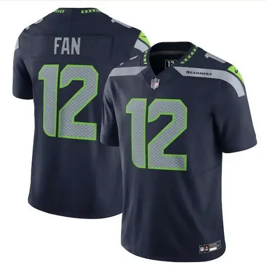 Navy blue Seattle Seahawks 12th Fan Nike Vapor F.U.S.E. Limited Jersey