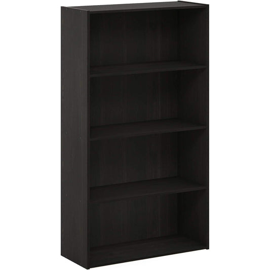 Pasir 4-Tier Bookcase / Bookshelf / Storage Shelves, Espresso-0