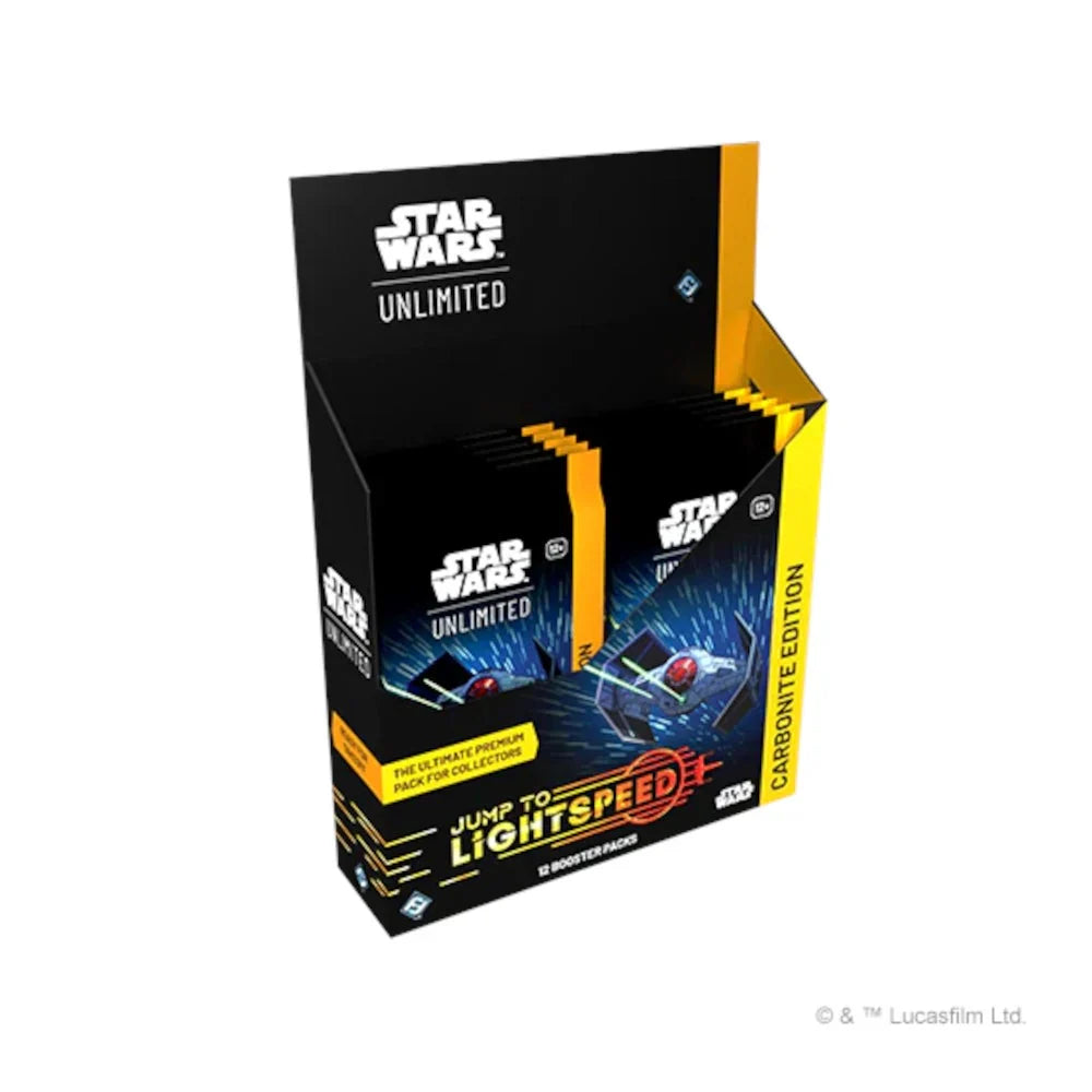 Star Wars Unlimited Jump to Lightspeed Carbonite Edition Booster Box for trading cards