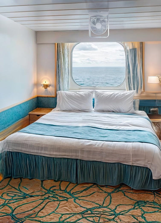 Ship-Eez Cruise Ship Approved Fan, Magnetically Hangs from Stateroom Ceilings and Walls, the Original Cruise Fan-0