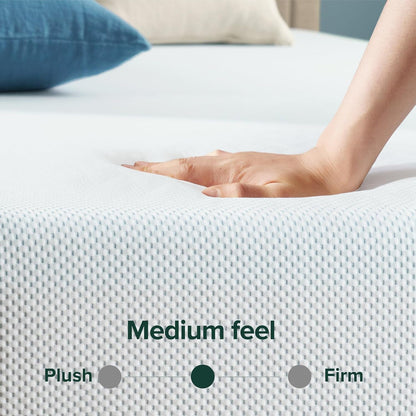 Cooling Green Tea Memory Foam Twin Mattress for Comfort-3