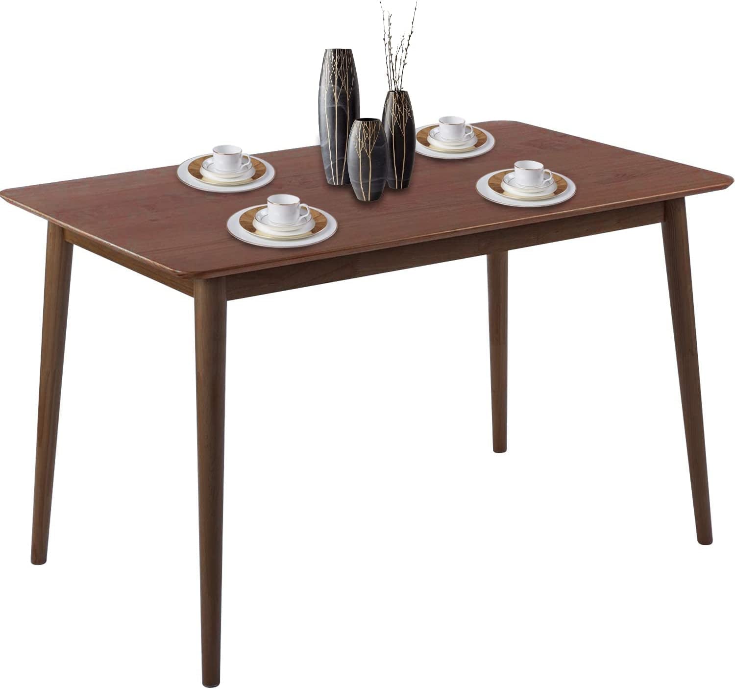 47″ Dining Table for Small Spaces, Natural Finish-0