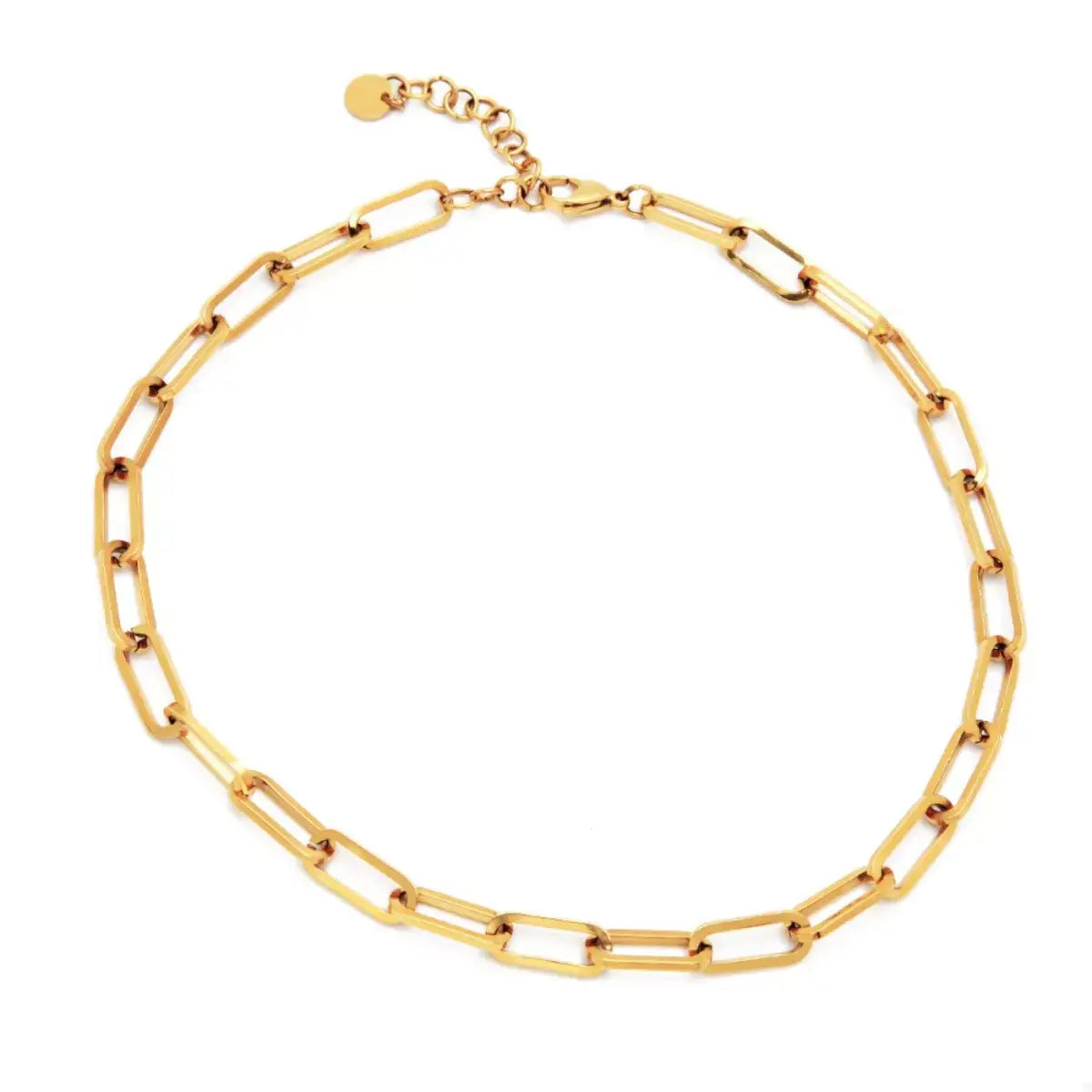 18K Gold-Plated Chain Necklace - Gold / One Size - Chain Necklace