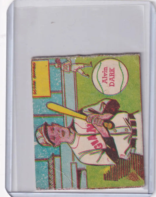 Vintage Alvin Dark baseball card from 1949 R302-02 M.P. & Co #116 York Giants