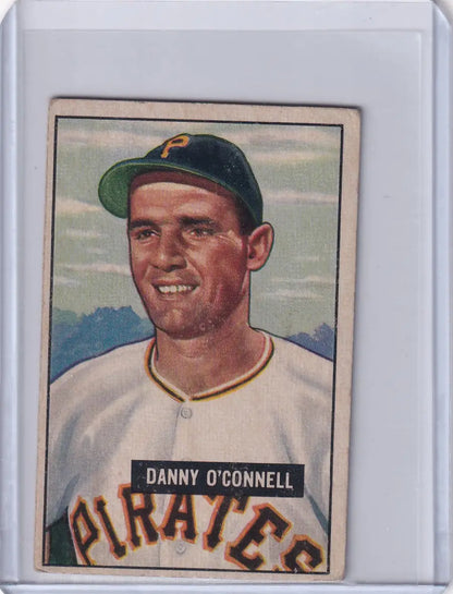 Vintage Danny O’Connell Bowman Baseball card for Pittsburgh Pirates collectors