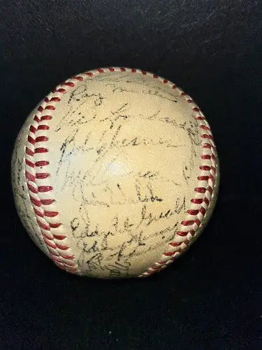 1951 Pittsburgh Pirates Team Signed Baseball JSA LOA 33 Sigs Auto Spalding Ball