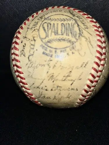 1951 Pittsburgh Pirates Team Signed Baseball JSA LOA 33 Sigs Auto Spalding Ball