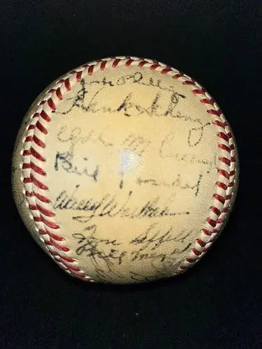 1951 Pittsburgh Pirates Team Signed Baseball JSA LOA 33 Sigs Auto Spalding Ball