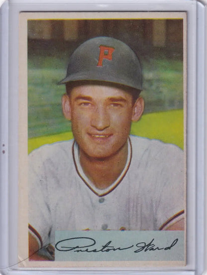 Preston Ward baseball card 139B from 1954 Bowman Pittsburgh Pirates collection