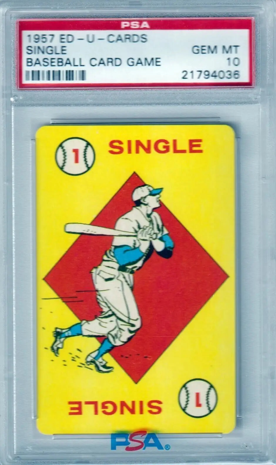 Graded 1957 baseball card from Columbia Hobby, ESPN 2K Sports, GEM MINT PSA 10