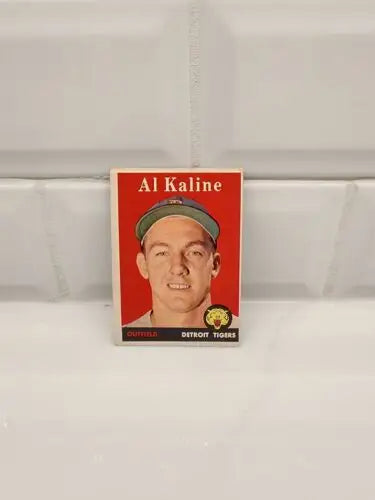 Vintage Detroit Tigers trading card 1958 Topps Al Kaline #70 VG-EX collectible