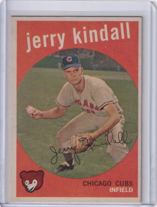 1959 Topps Baseball #274 Jerry Kindall - Chicago Cubs - Baseball Card