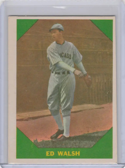 1960 Fleer Baseball Greats card of Ed Walsh in Chicago White Sox uniform