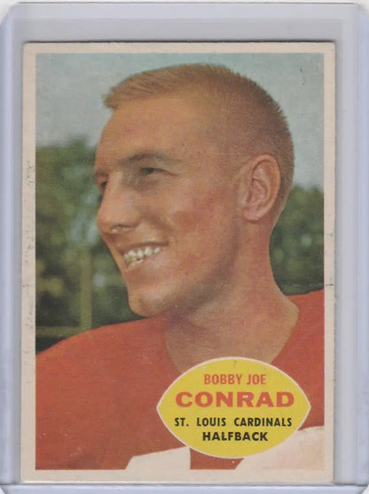 Vintage baseball card of Bobby Joe Conrad from the St. Louis Cardinals EXMT