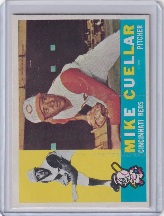 Vintage baseball card of Mike Cuellar - Cincinnati Reds from 1960 Topps #398