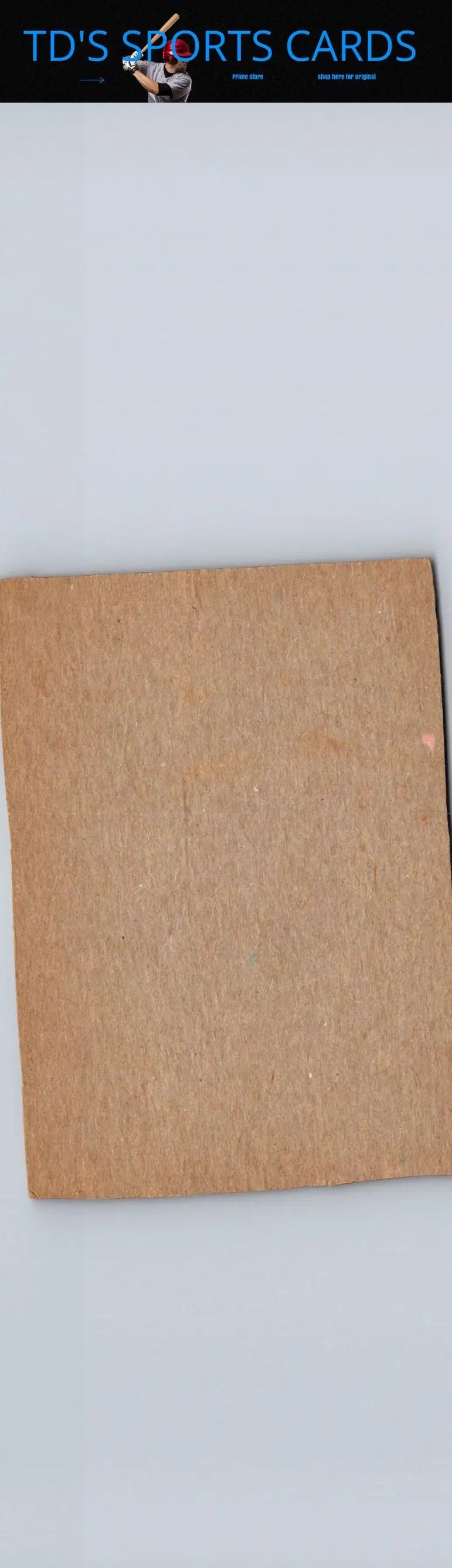Tan rectangular cardboard of 1962 Post Cereal Felipe Alou trading cards