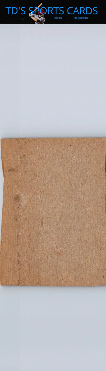 Worn brown cardboard of 1962 Post Cereal #29 Brooks Robinson trading cards