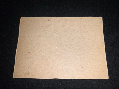 Light brown textured cardboard for post cereal football San Francisco 49ers collectible