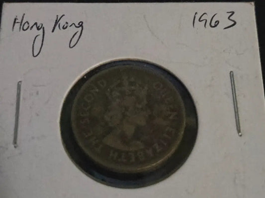 Hong Kong 1963 cents coin displayed on the 1963 Hong Kong 10 cents product