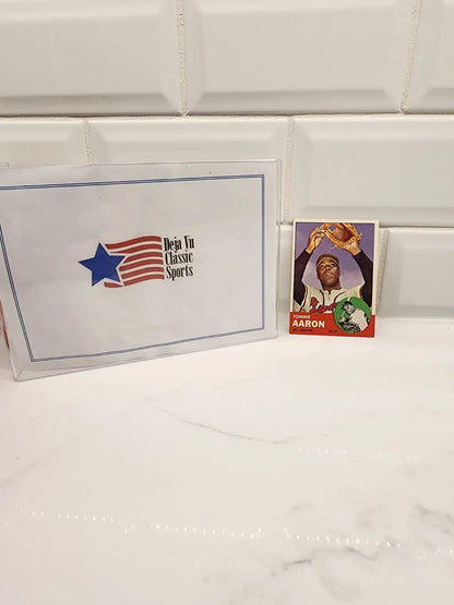 Tommie Aaron baseball card from 1963 Topps series in excellent condition