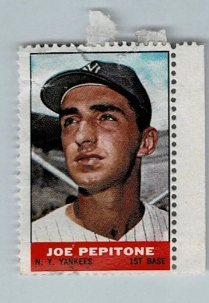 Joe Pepitone 1964 Bazooka Gum Topps trading card from New York Yankees collection