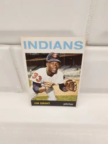 Jim Grant baseball card from 1964 Topps Mudcat Grant trading card in EX-NM condition