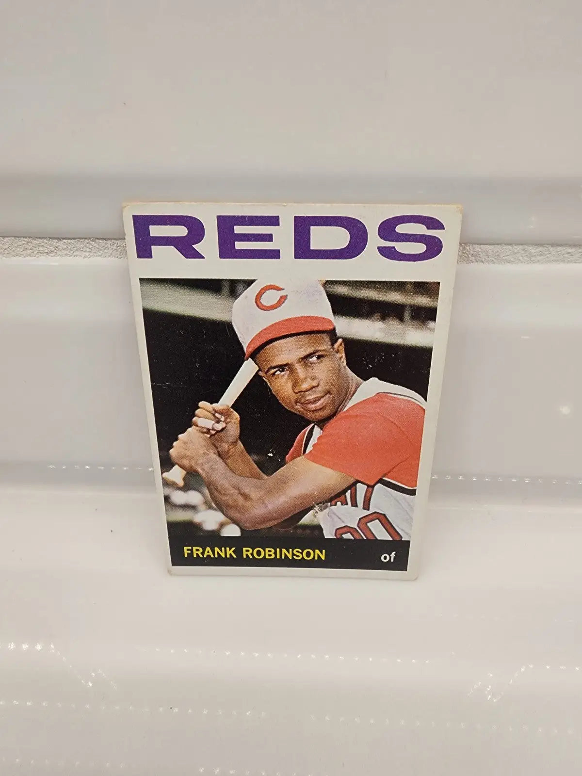 Vintage 1964 Topps Frank Robinson baseball card, EX NM Robinson card collectible